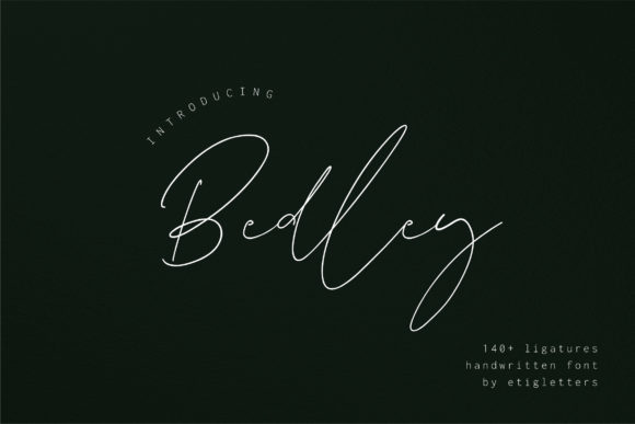 Bedley: A Timeless Handwritten Font for Elegant Designs