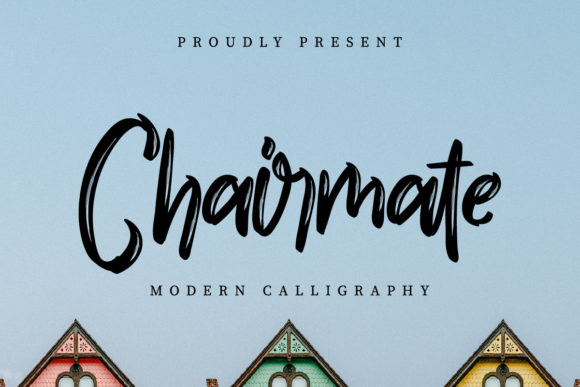 Chairmate: A Handwritten Font for Creative Expression