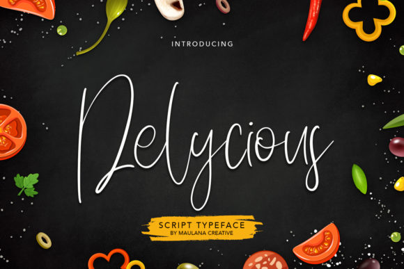 Delycious: A Elegant Handwritten Font for Every Design