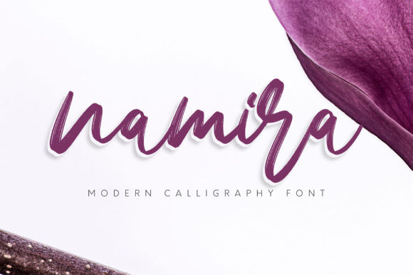 Discover the Elegance of Namira: A Handwritten Font for Every Design