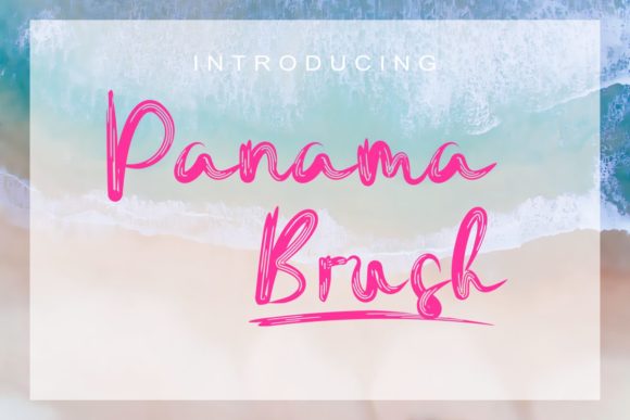 Discover the Elegance of Panama Brush: A Timeless Handwritten Font for Every Need