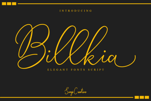 Exploring the Billkia Font: A Handwritten Touch for Design Projects