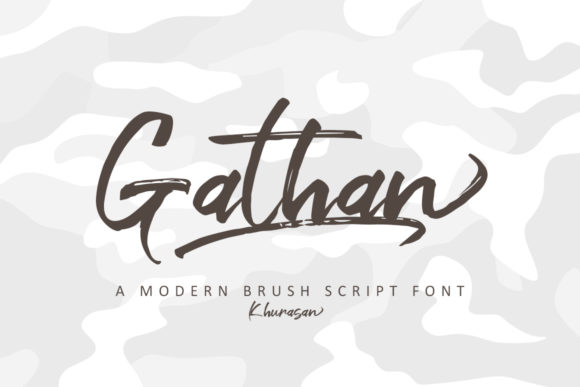 Gathan: A Timeless Script Font for Elegant Design