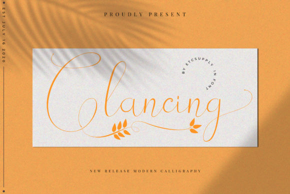 Glancing: A Modern Calligraphy Font for Every Need