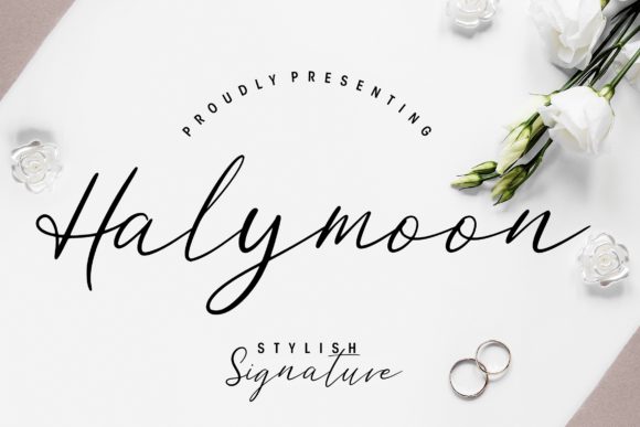 Halymoon: A Script Font That Elevates Every Design