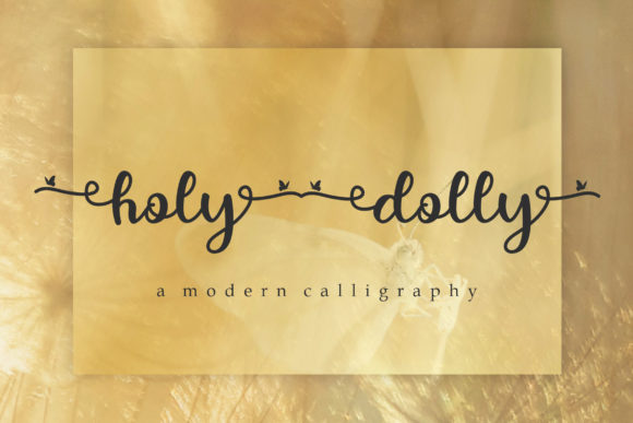 Holy Dolly: A Magical Handwritten Font for Every Design