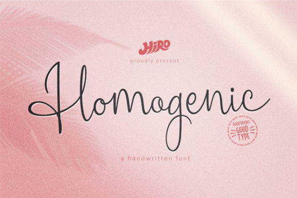 Homogenic: A Handwritten Touch for Every Design Workflow