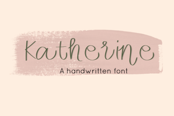 Katherine: A Timeless Script Font