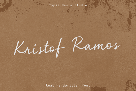 Kristof Ramos: A Timeless Handwritten Font for Elegant Design