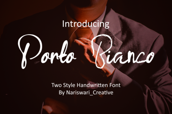 Porto Bianco: A Stylish Script Font for Elegant Designs
