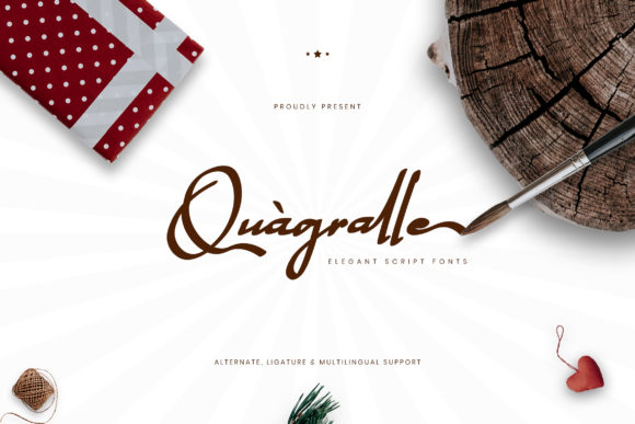 Quagralle: The Elegant Script Font for Every Design Need