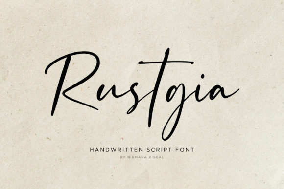 Rustgia: A Timeless Handwritten Font