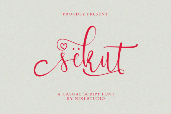 Sekut: A Handwritten Font for Every Need