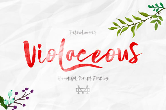Violaceous: A Timeless Handwritten Font for Every Design Need